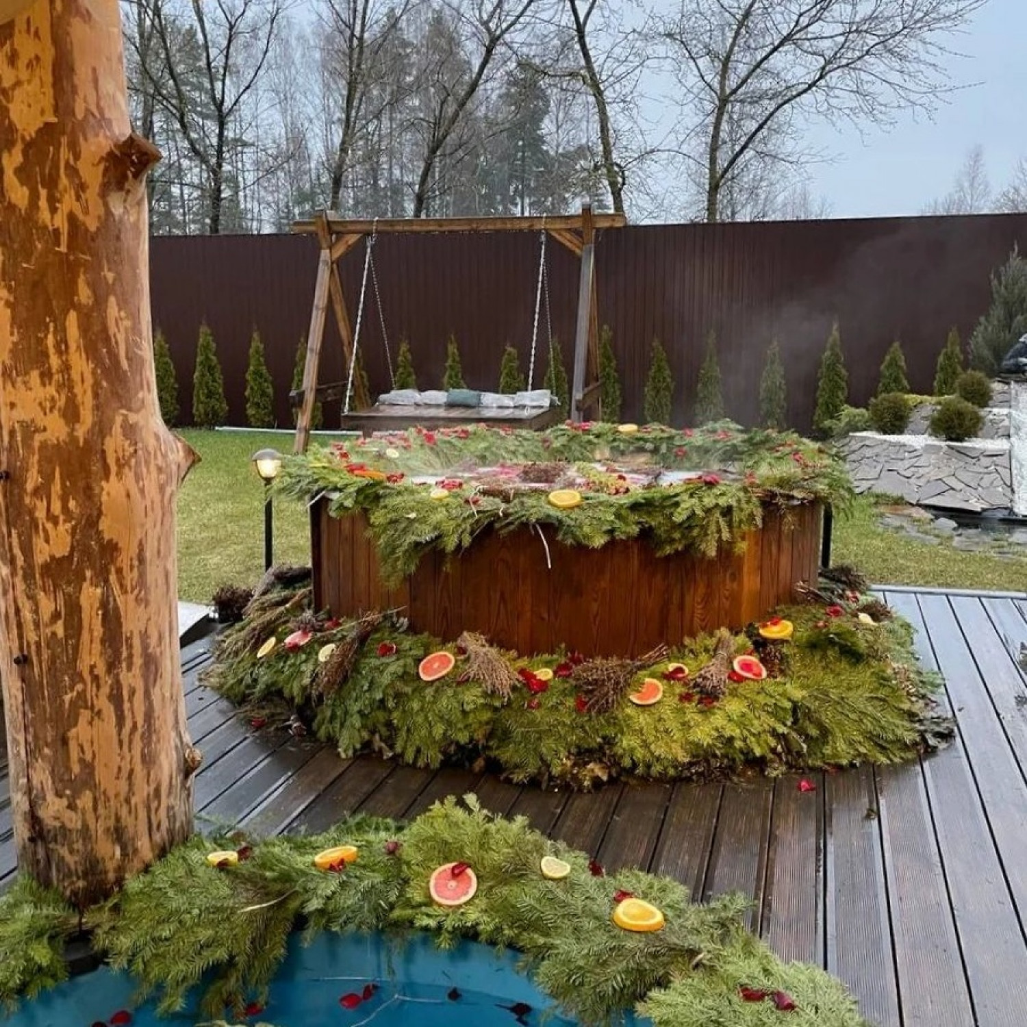 Купель POLARSPA COMFORT COLD 195 — термоберёза