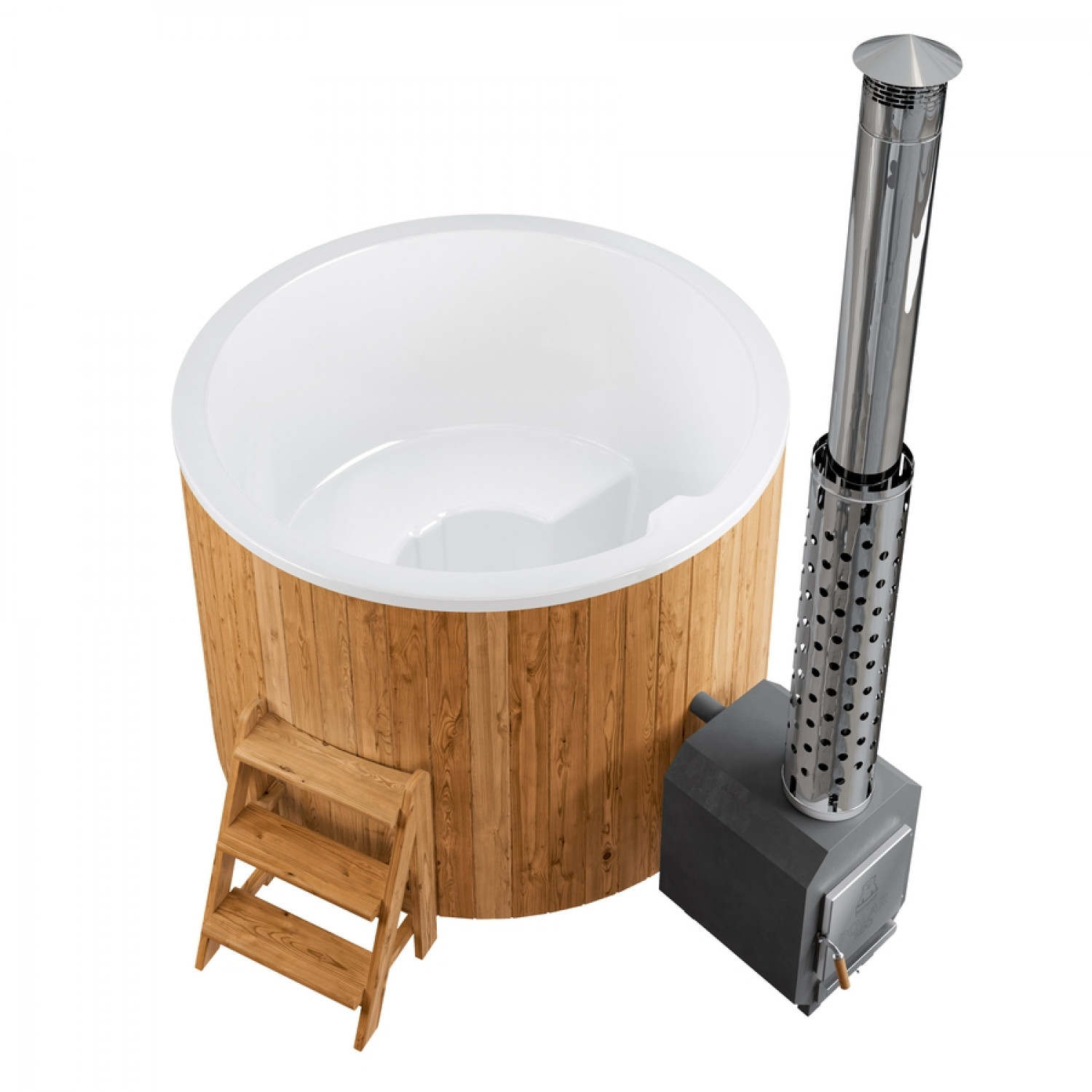 Купель POLARSPA COMFORT 160 HOT — термоберёза