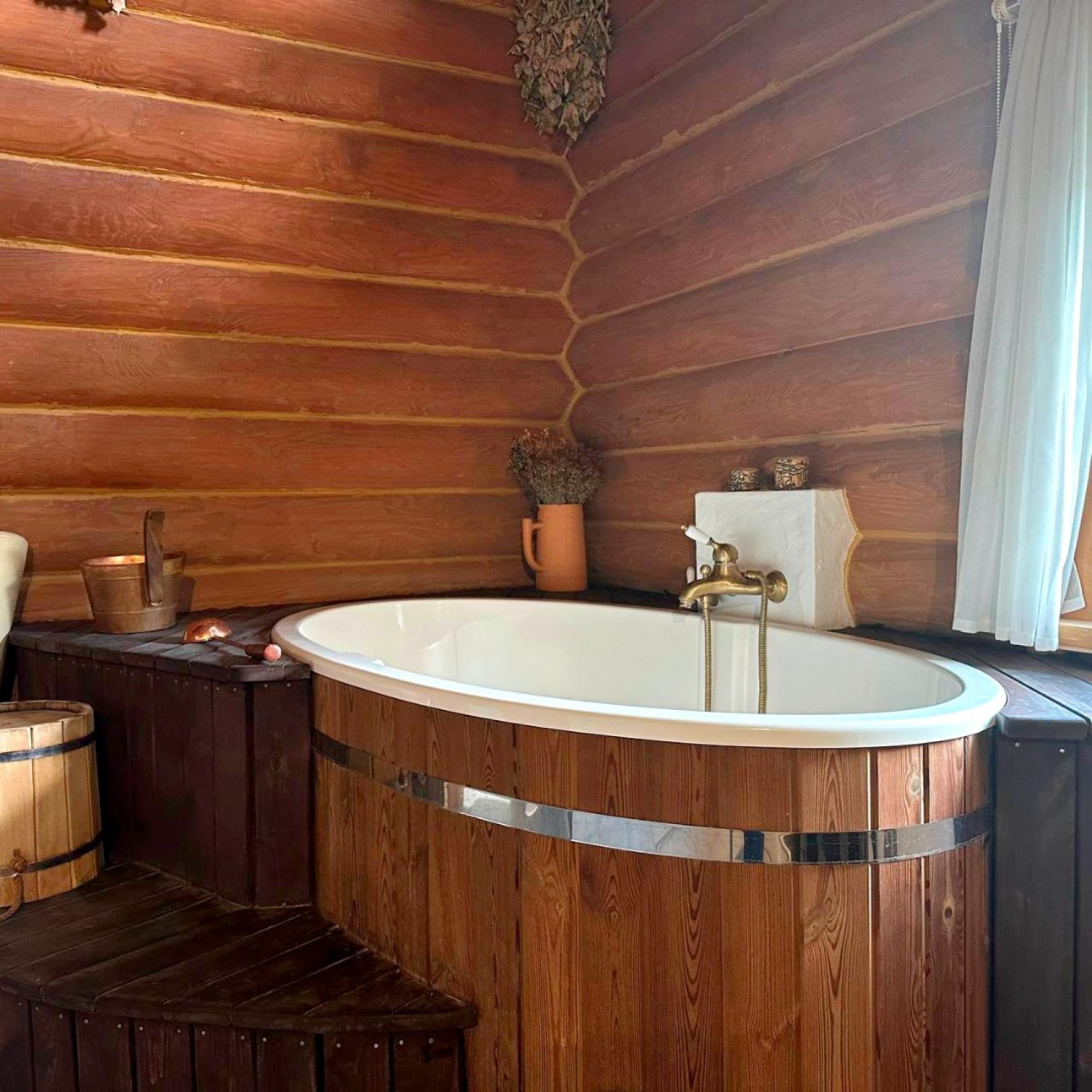 Купель POLARSPA STANDART 68 — термоберёза
