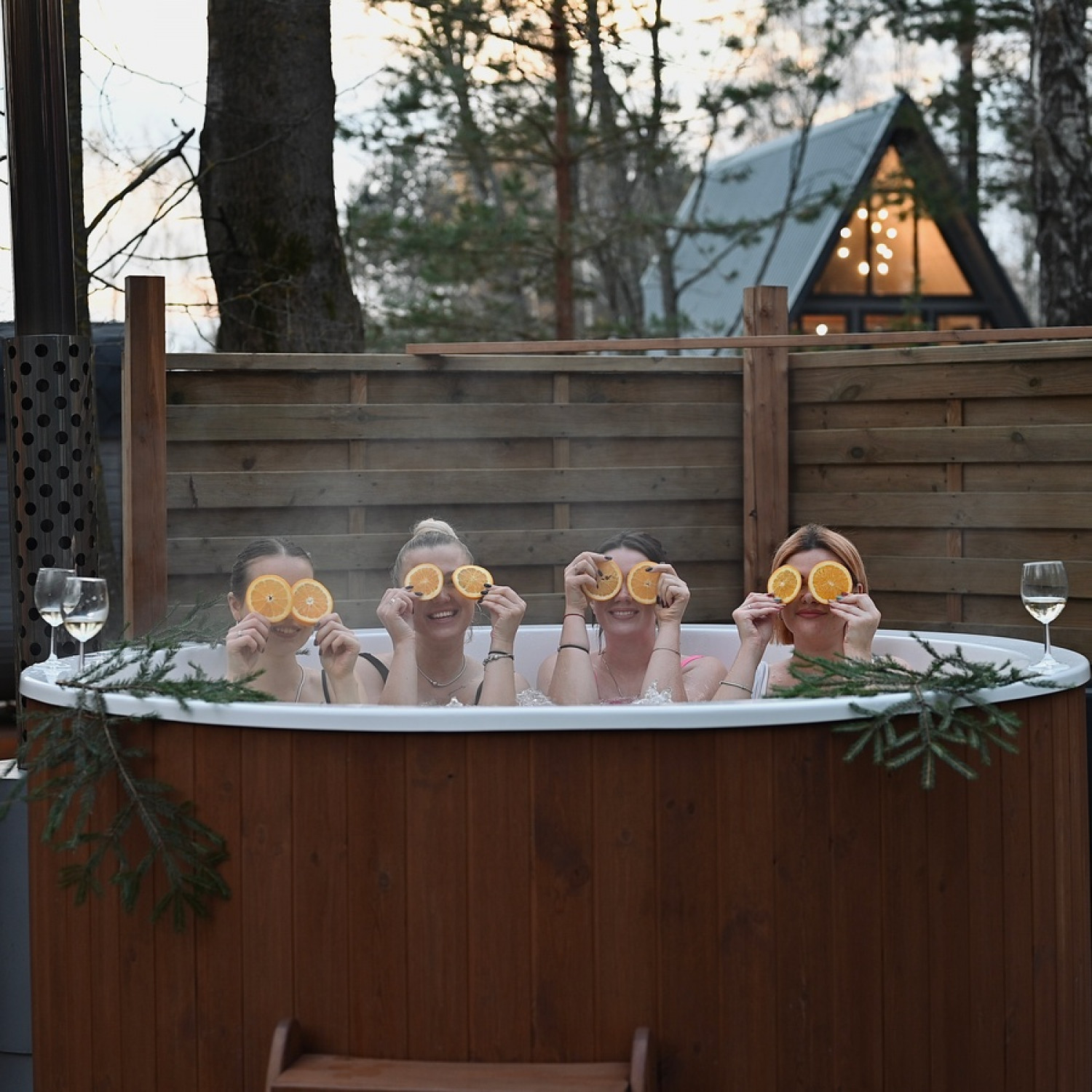 Купель POLARSPA COMFORT HOT 195 — термоберёза